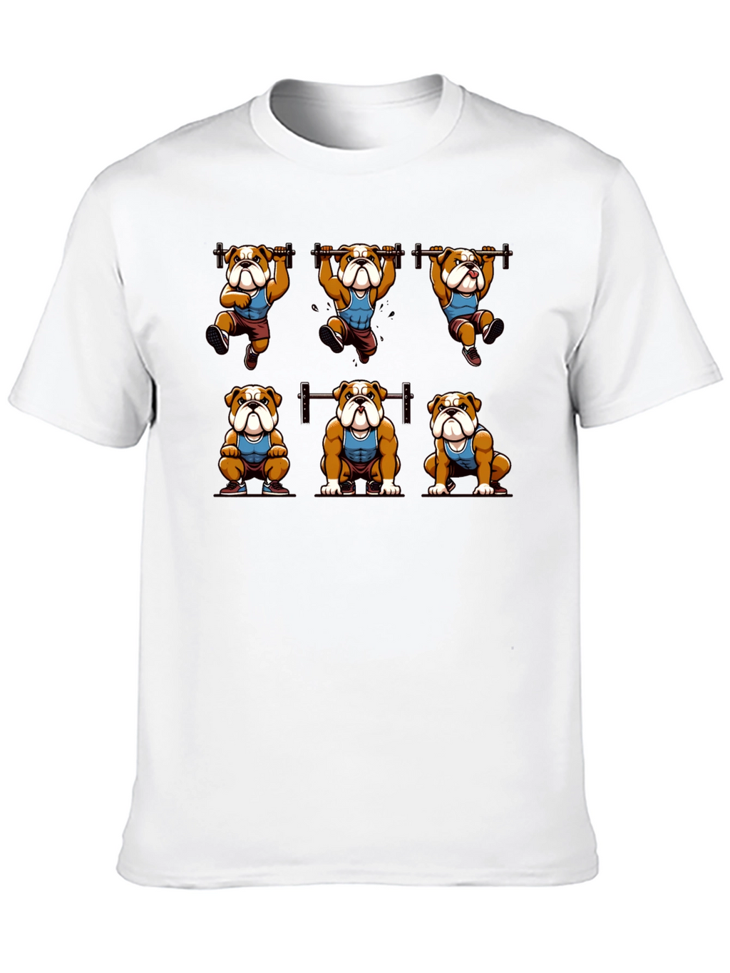 Bulldog Gym Workout T-Shirt