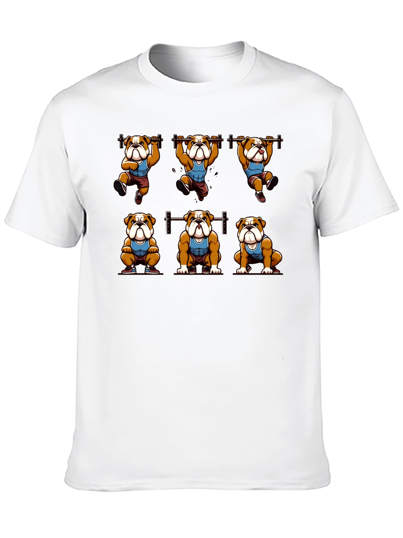 Bulldog Gym Workout T-Shirt