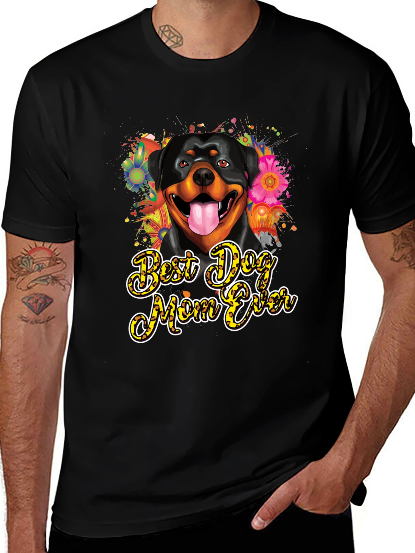 Dog Mom Ever Rottweiler T-Shirt