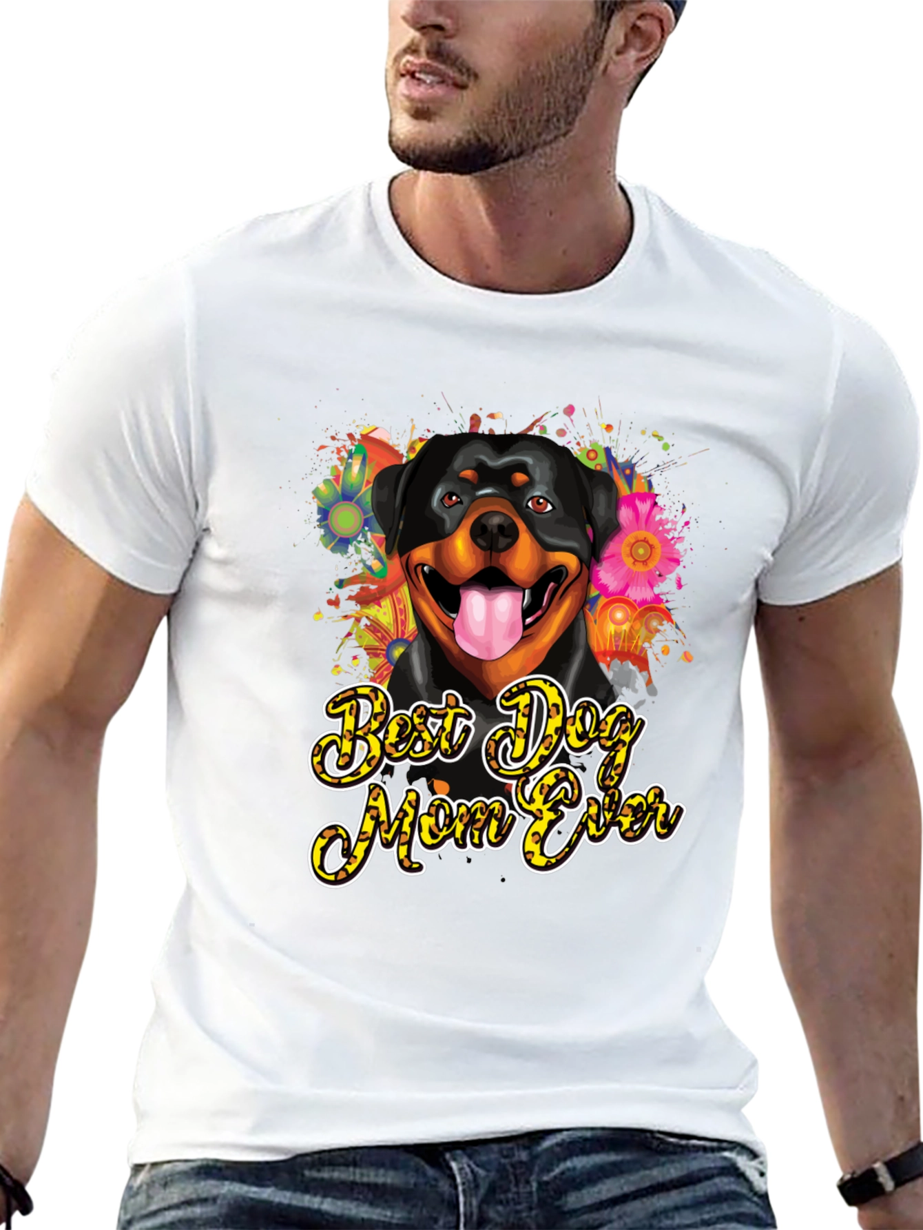 Dog Mom Ever Rottweiler T-Shirt
