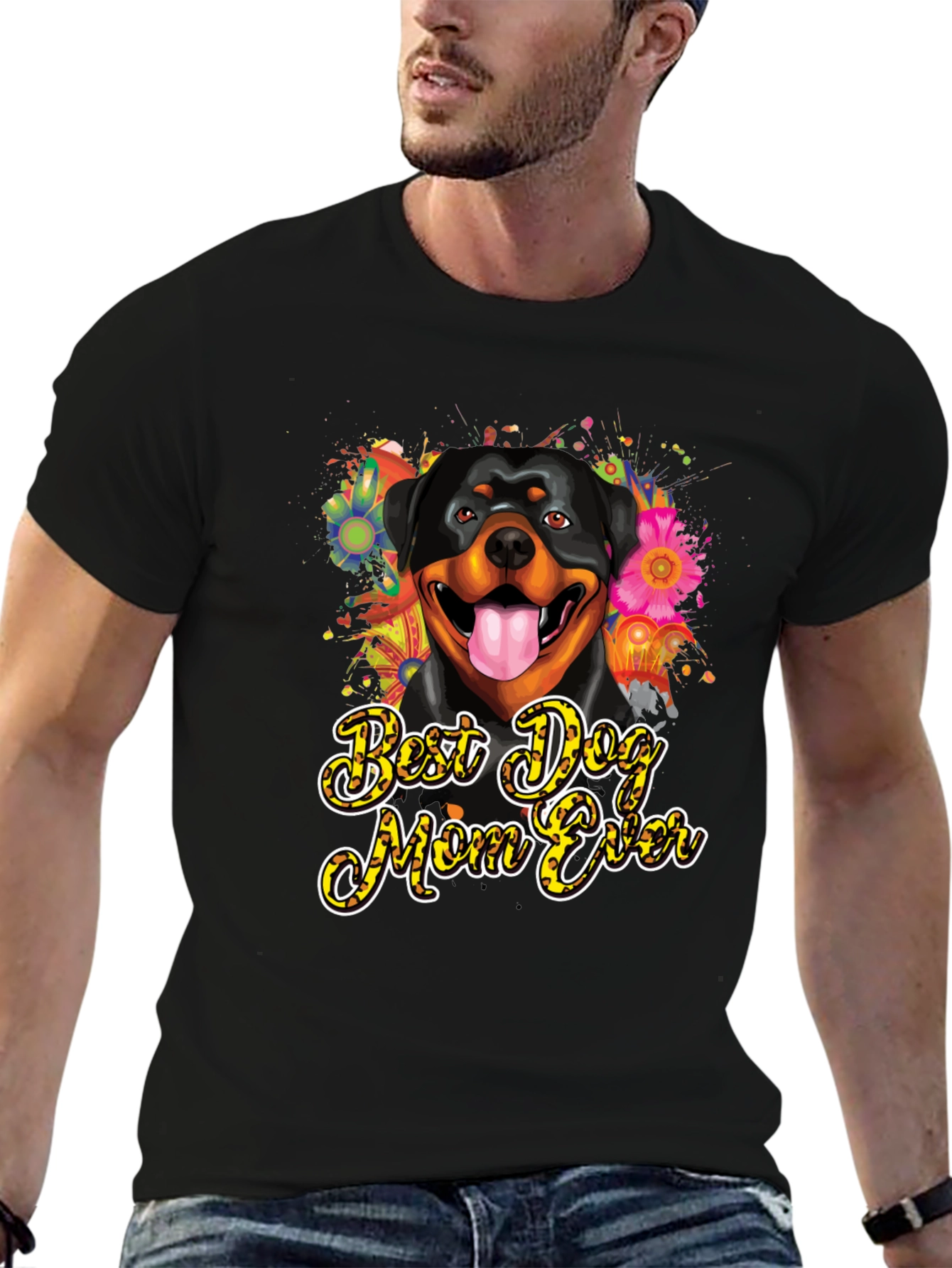 Dog Mom Ever Rottweiler T-Shirt
