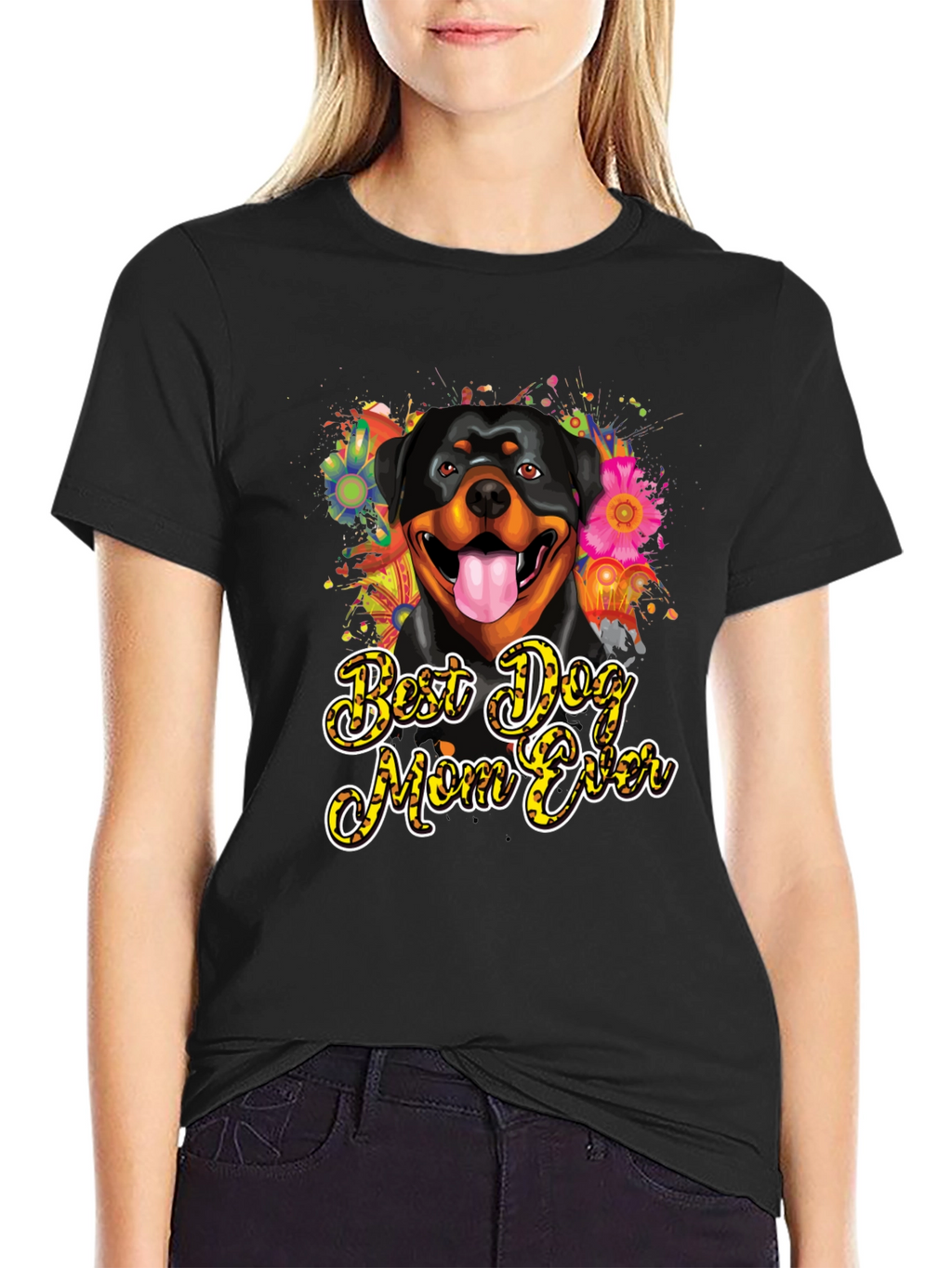 Dog Mom Ever Rottweiler T-Shirt