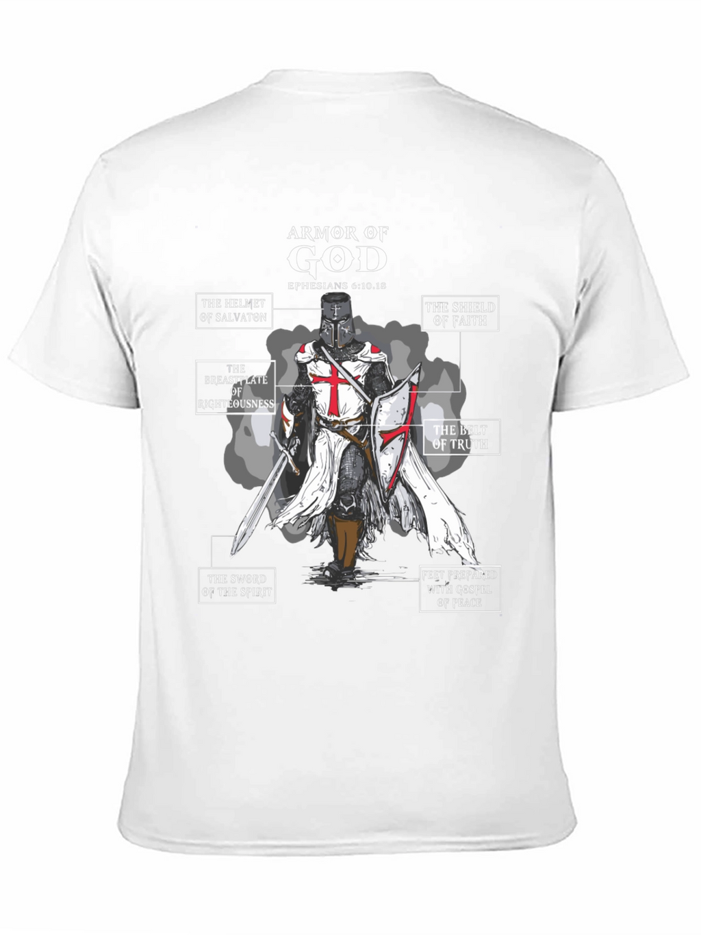 Armor of God Black T-Shirt