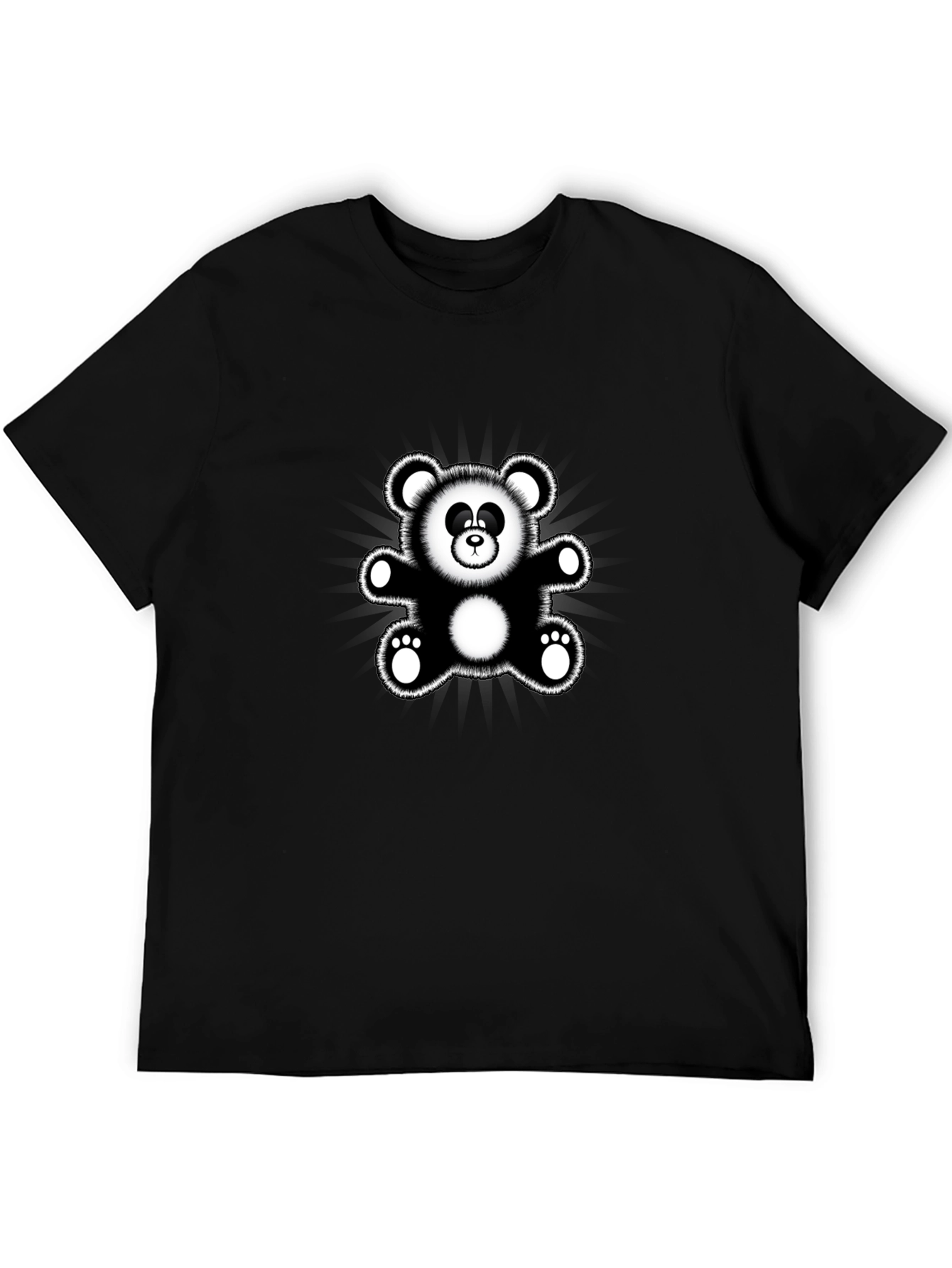 Black Bear Graphic Tee - Soft Cotton Blend
