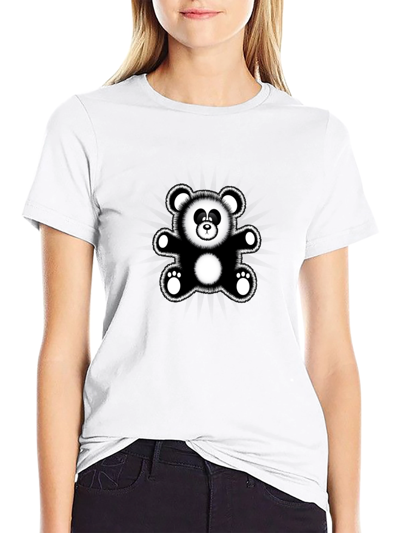 Black Bear Graphic Tee - Soft Cotton Blend