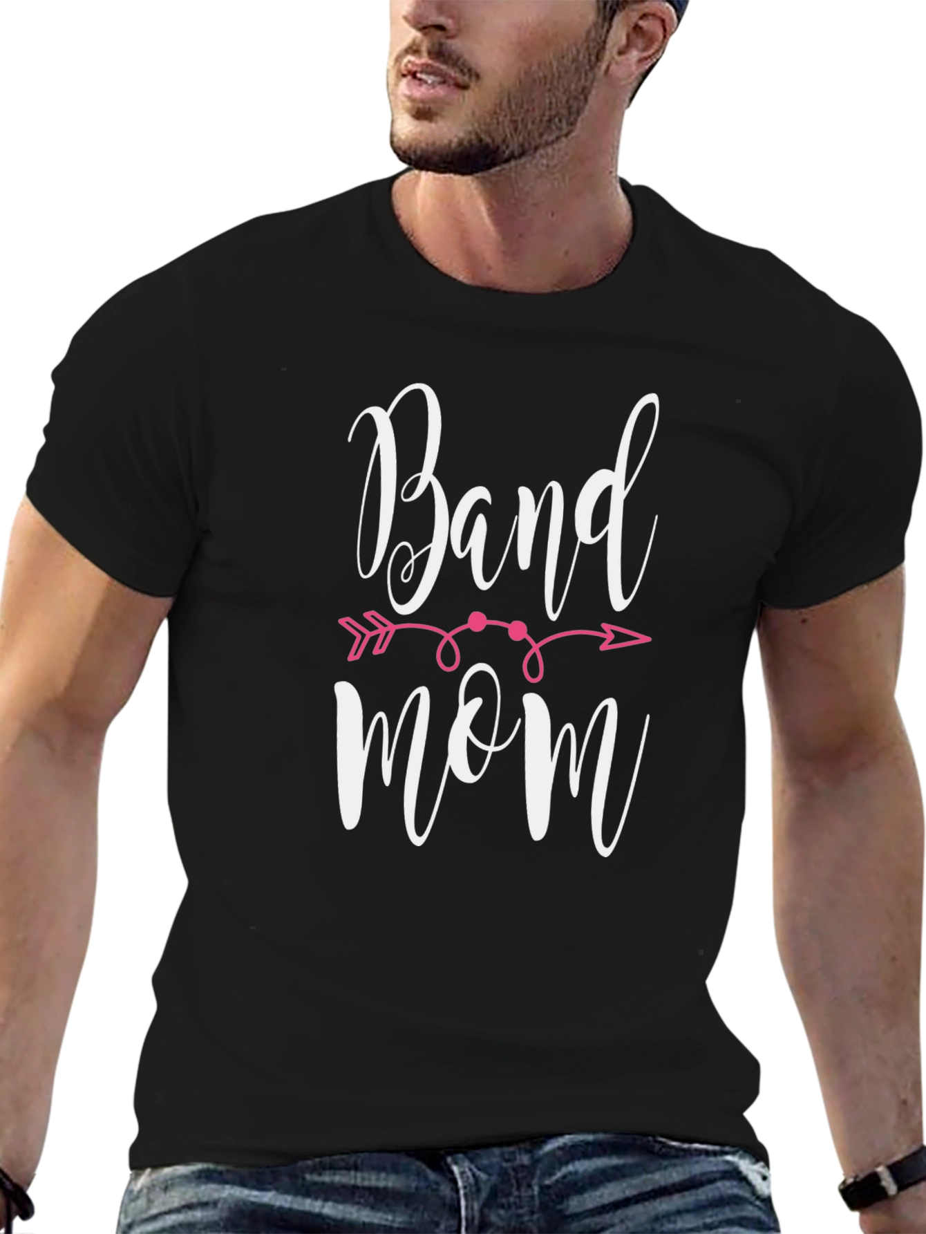 Band Mom T-Shirt - Black Cotton Tee