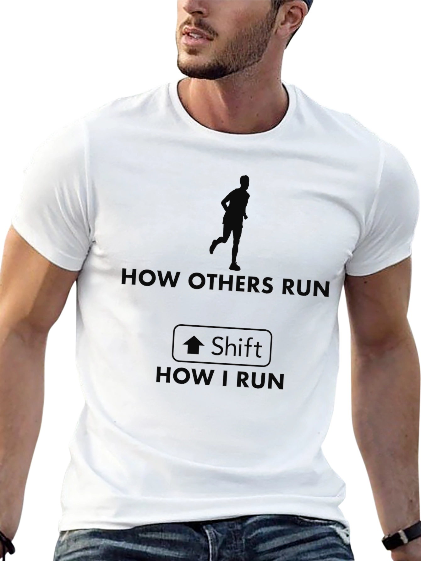 How I Run Funny Graphic Tee