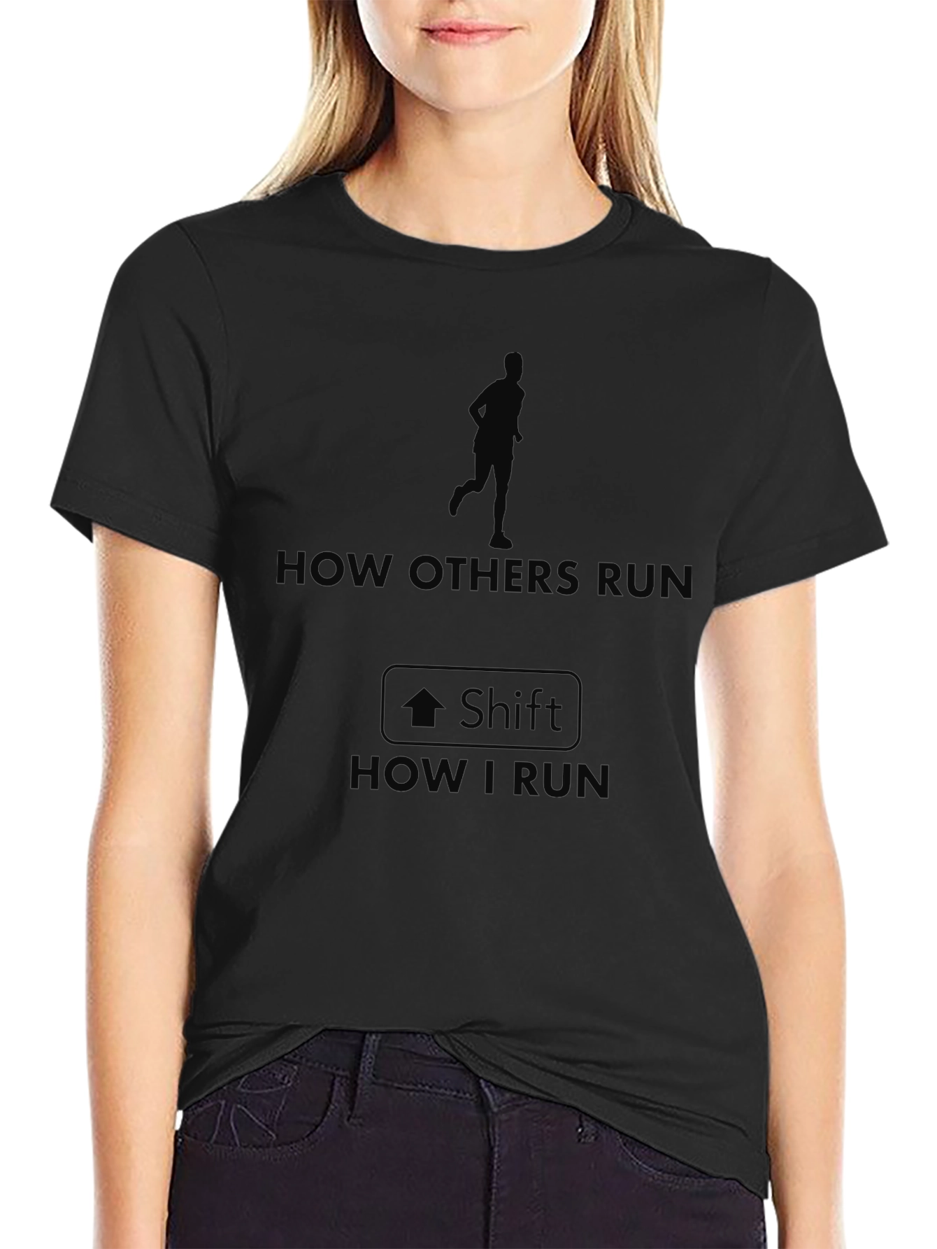 How I Run Funny Graphic Tee
