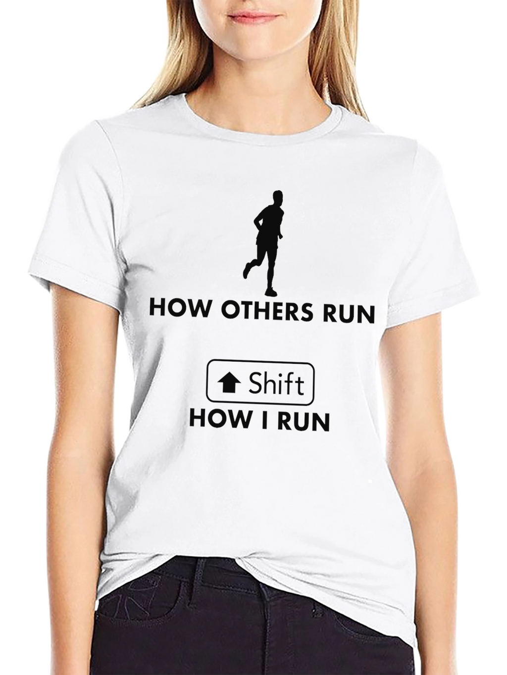 How I Run Funny Graphic Tee