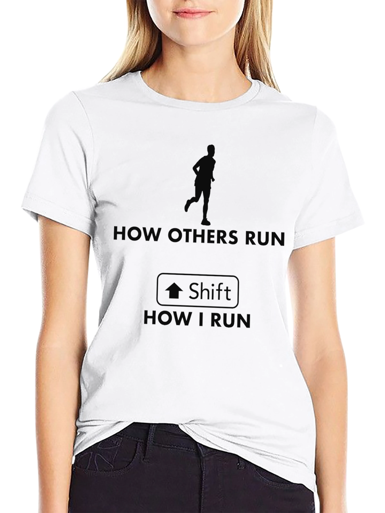 How I Run Funny Graphic Tee