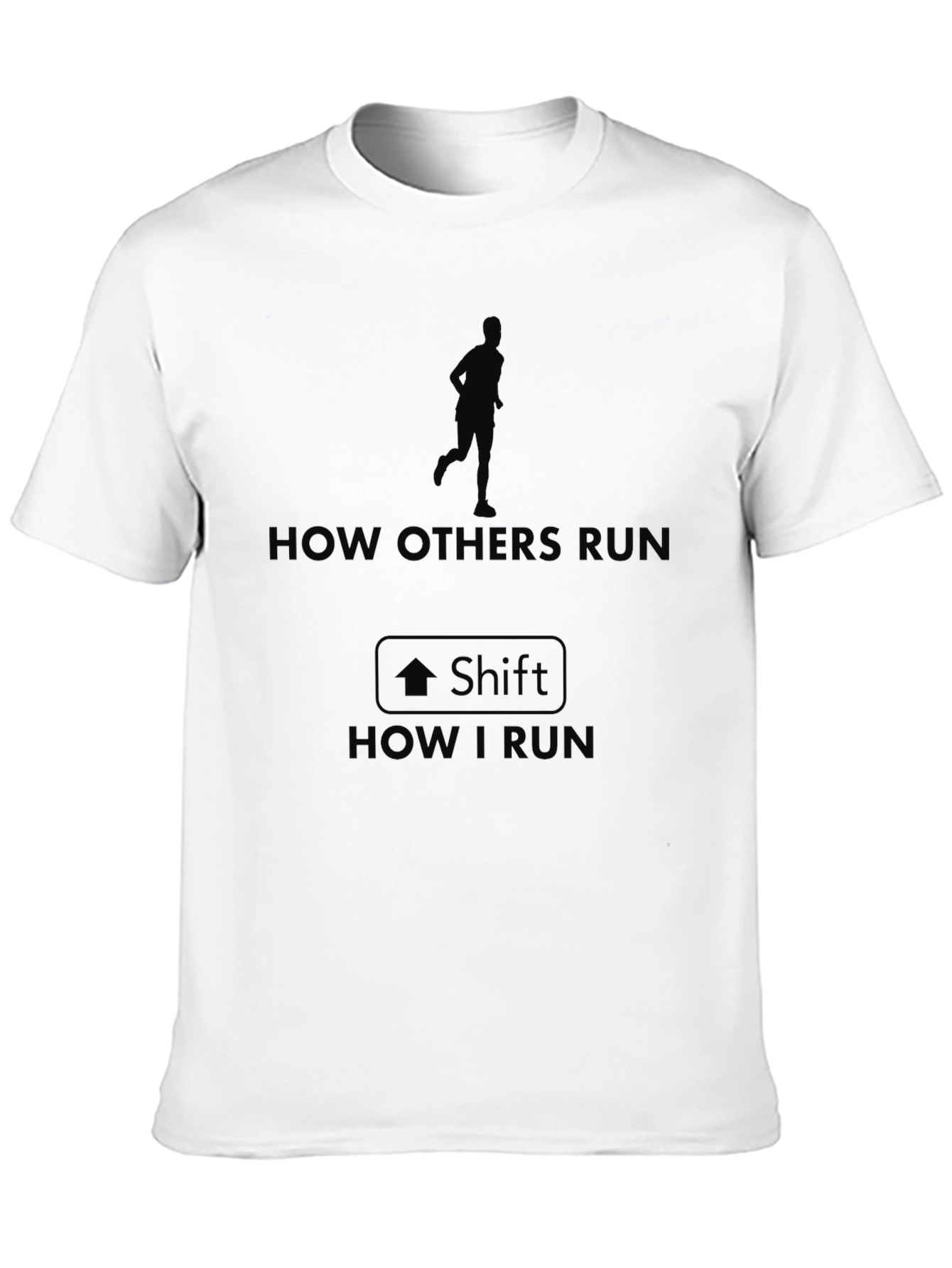 How I Run Funny Graphic Tee