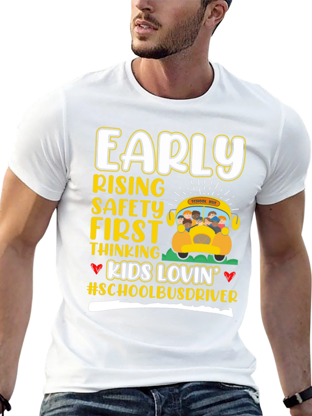 Early Risers School Bus Driver T-Shirt