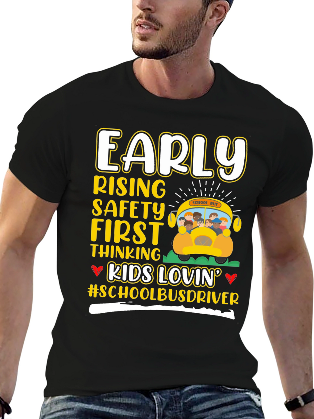 Early Risers School Bus Driver T-Shirt