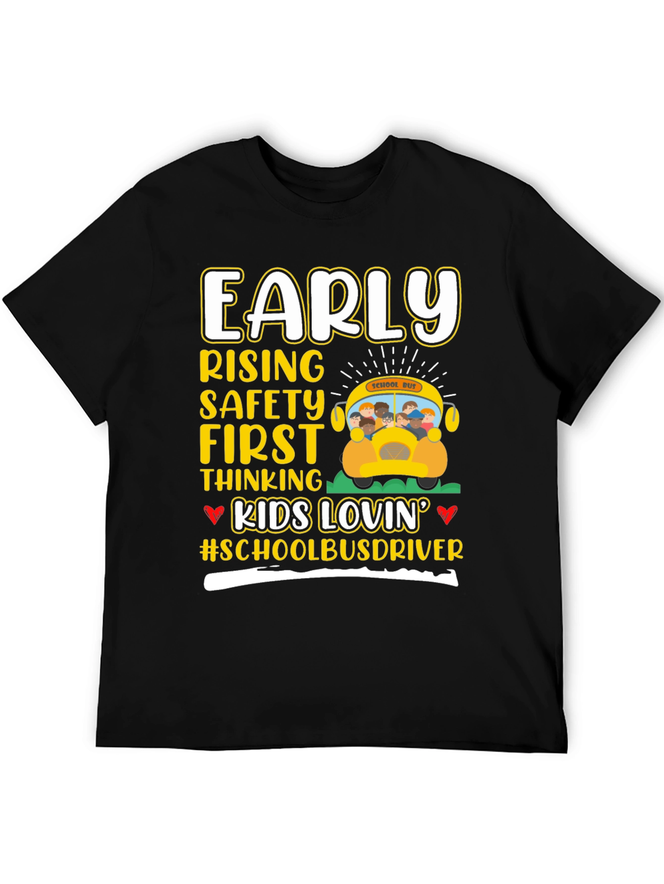 Early Risers School Bus Driver T-Shirt