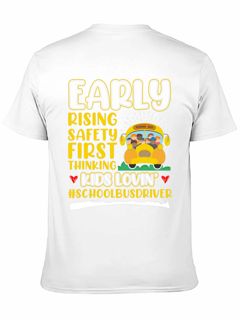 Early Risers School Bus Driver T-Shirt