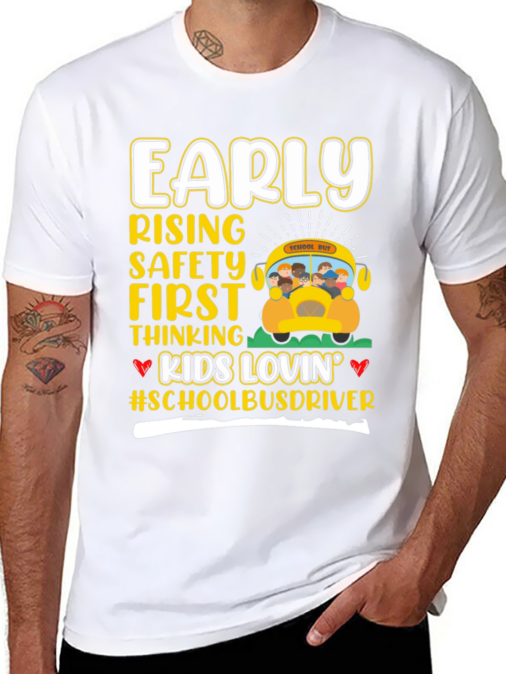 Early Risers School Bus Driver T-Shirt