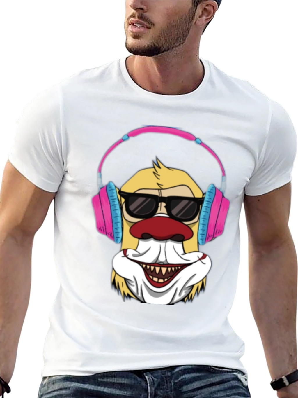 Clown DJ T-Shirt - Funny Graphic Tee