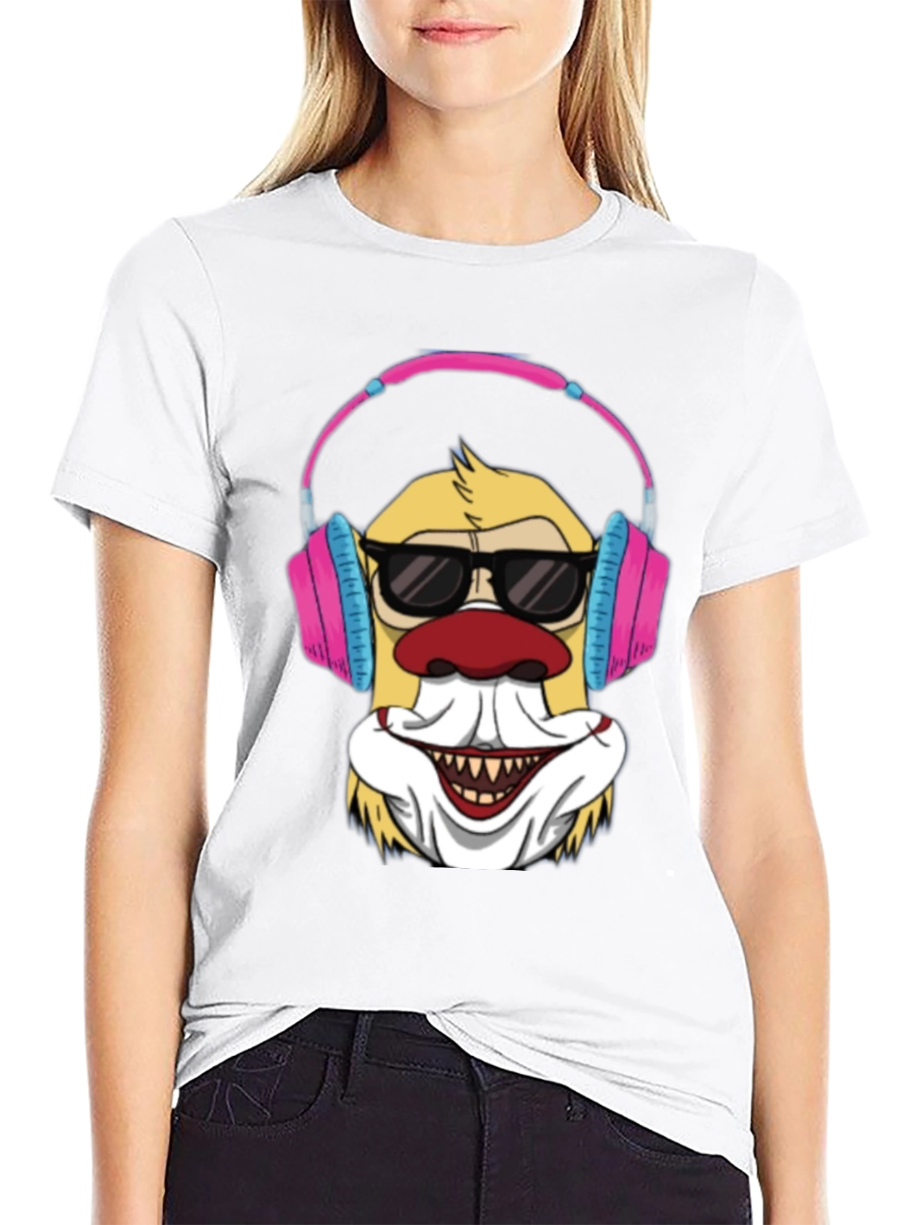 Clown DJ T-Shirt - Funny Graphic Tee