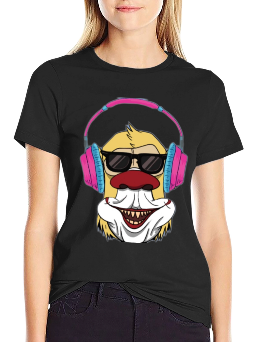 Clown DJ T-Shirt - Funny Graphic Tee