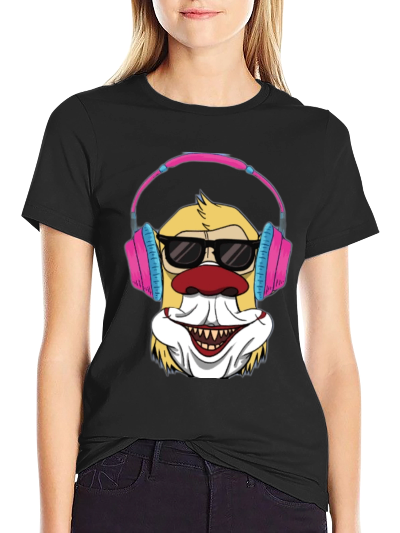 Clown DJ T-Shirt - Funny Graphic Tee