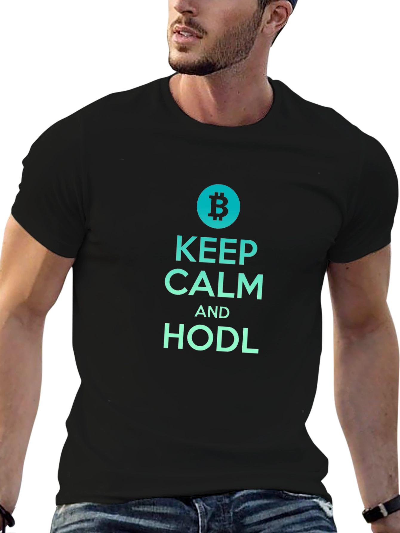 Bitcoin HODL T-Shirt - Keep Calm Crypto Tee