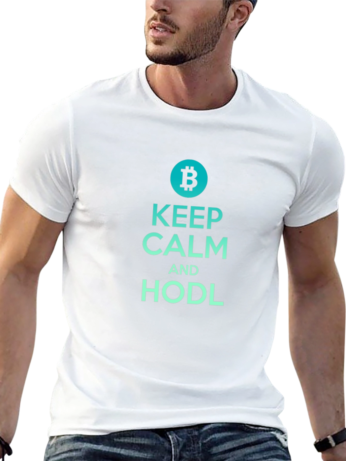 Bitcoin HODL T-Shirt - Keep Calm Crypto Tee