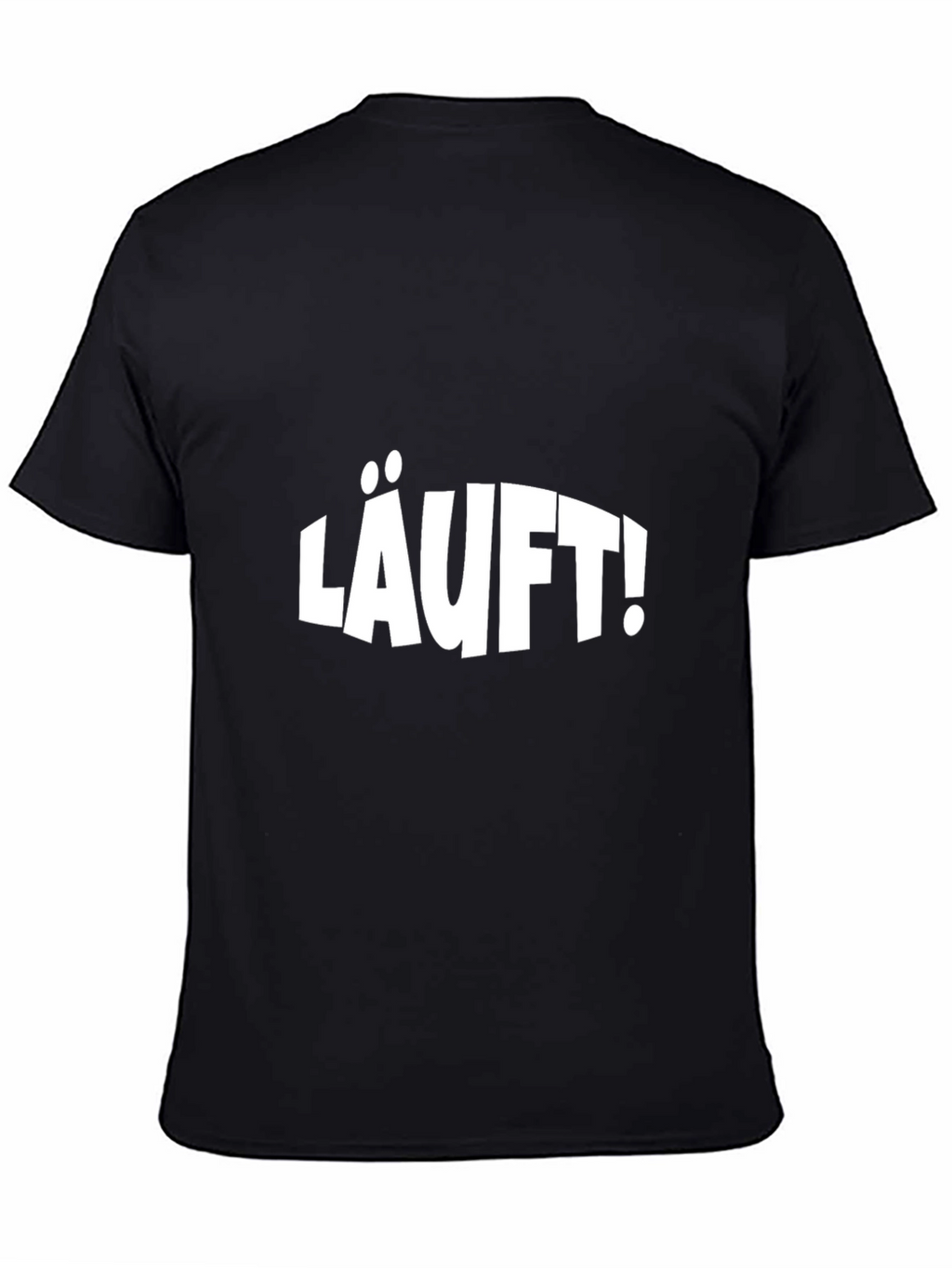 LÄUFT! Black Graphic T-Shirt