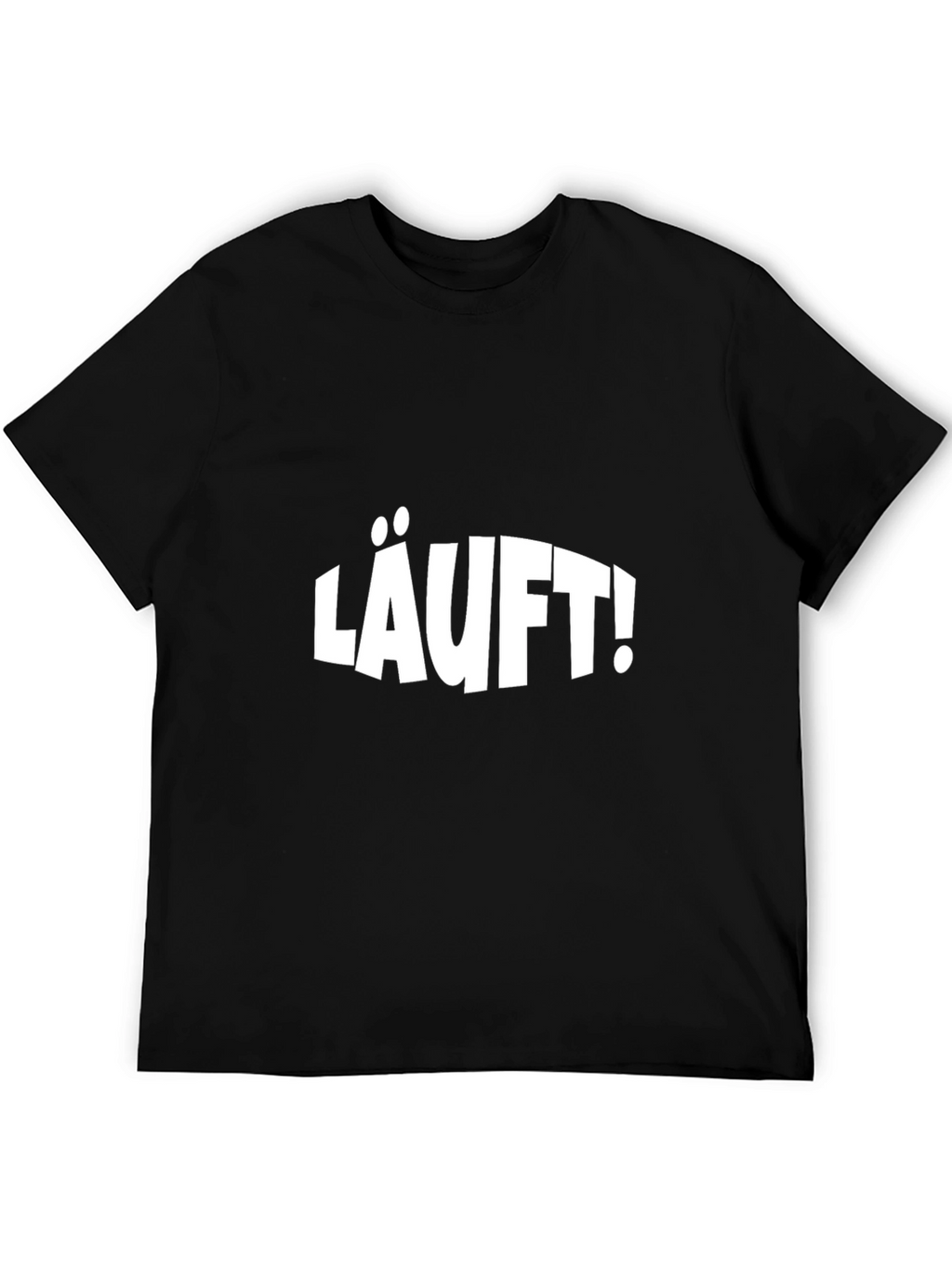 LÄUFT! Black Graphic T-Shirt