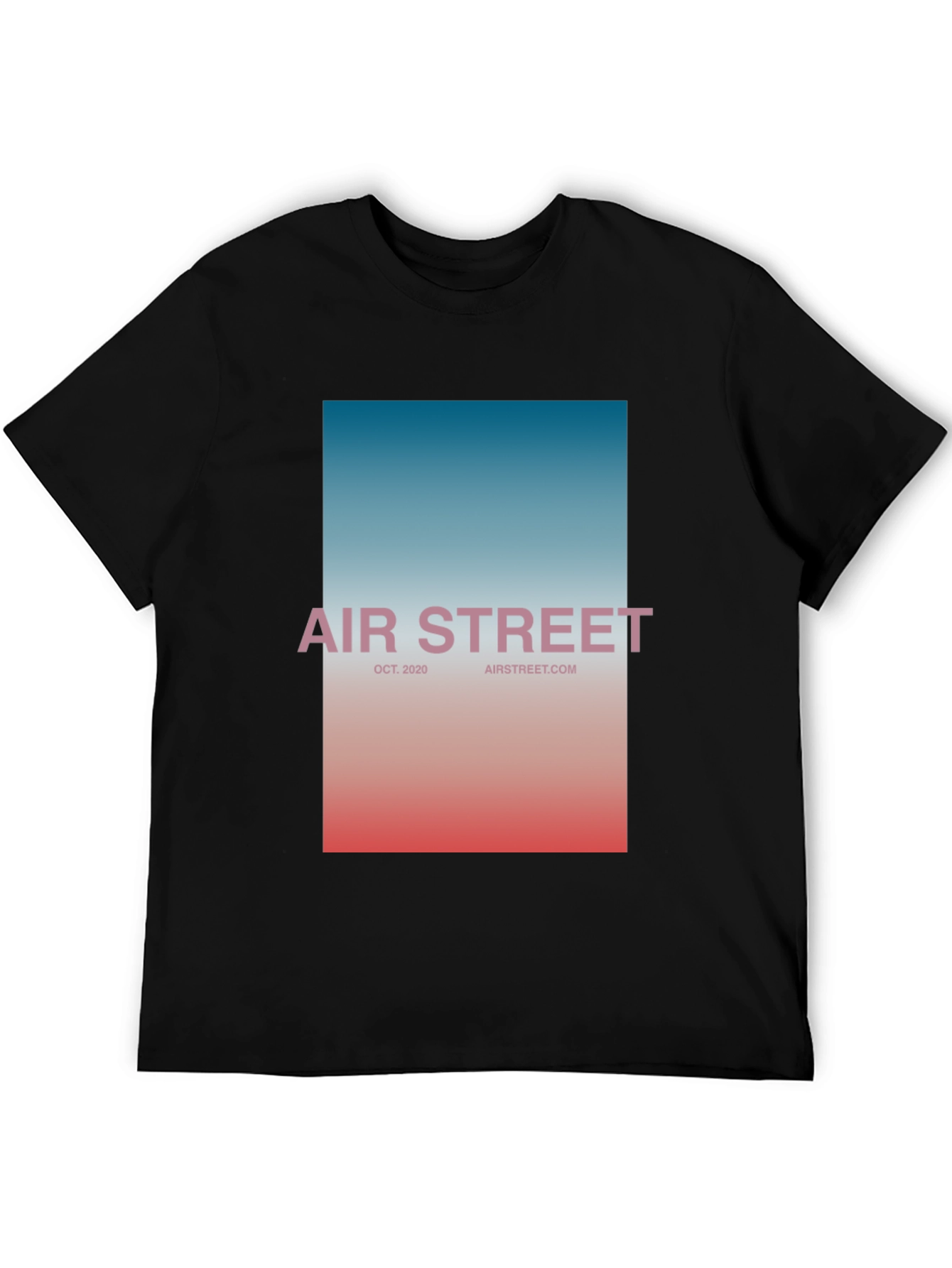 Air Street Graphic Tee - Black Cotton Blend