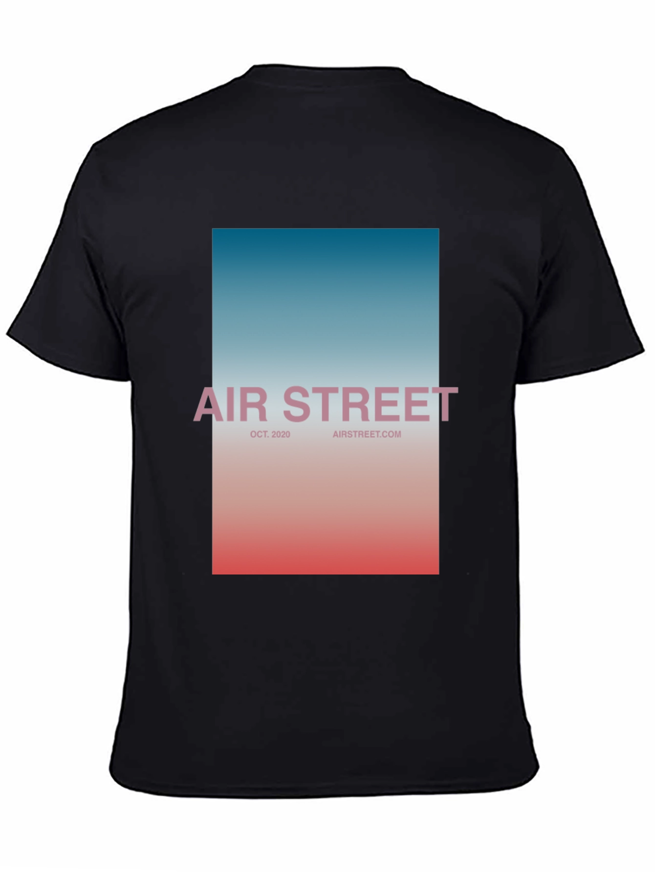 Air Street Graphic Tee - Black Cotton Blend
