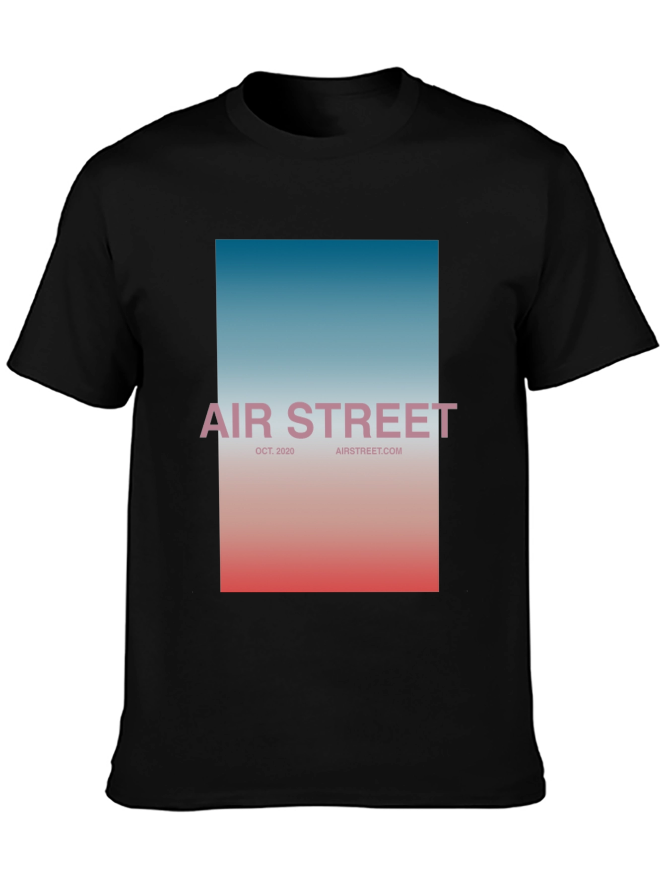Air Street Graphic Tee - Black Cotton Blend