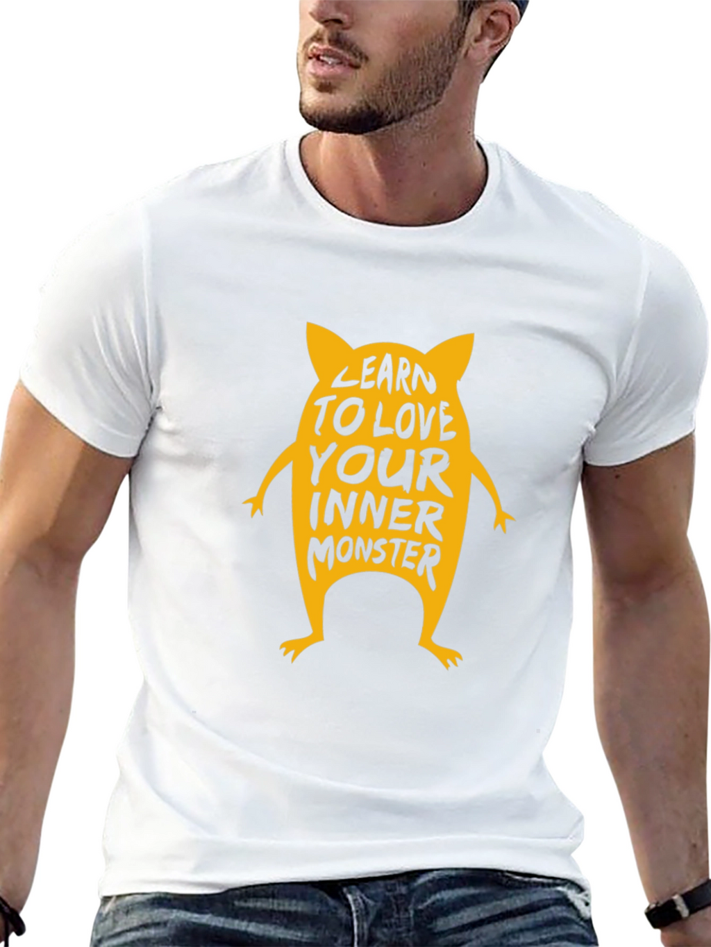 Inner Monster Graphic Tee - Black