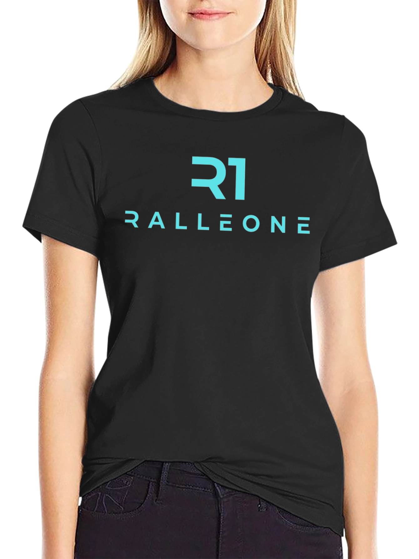 Ralleone Black T-Shirt - Modern Design