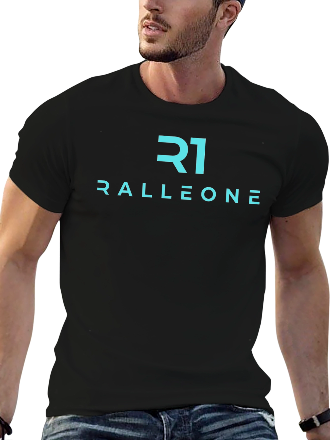 Ralleone Black T-Shirt - Modern Design