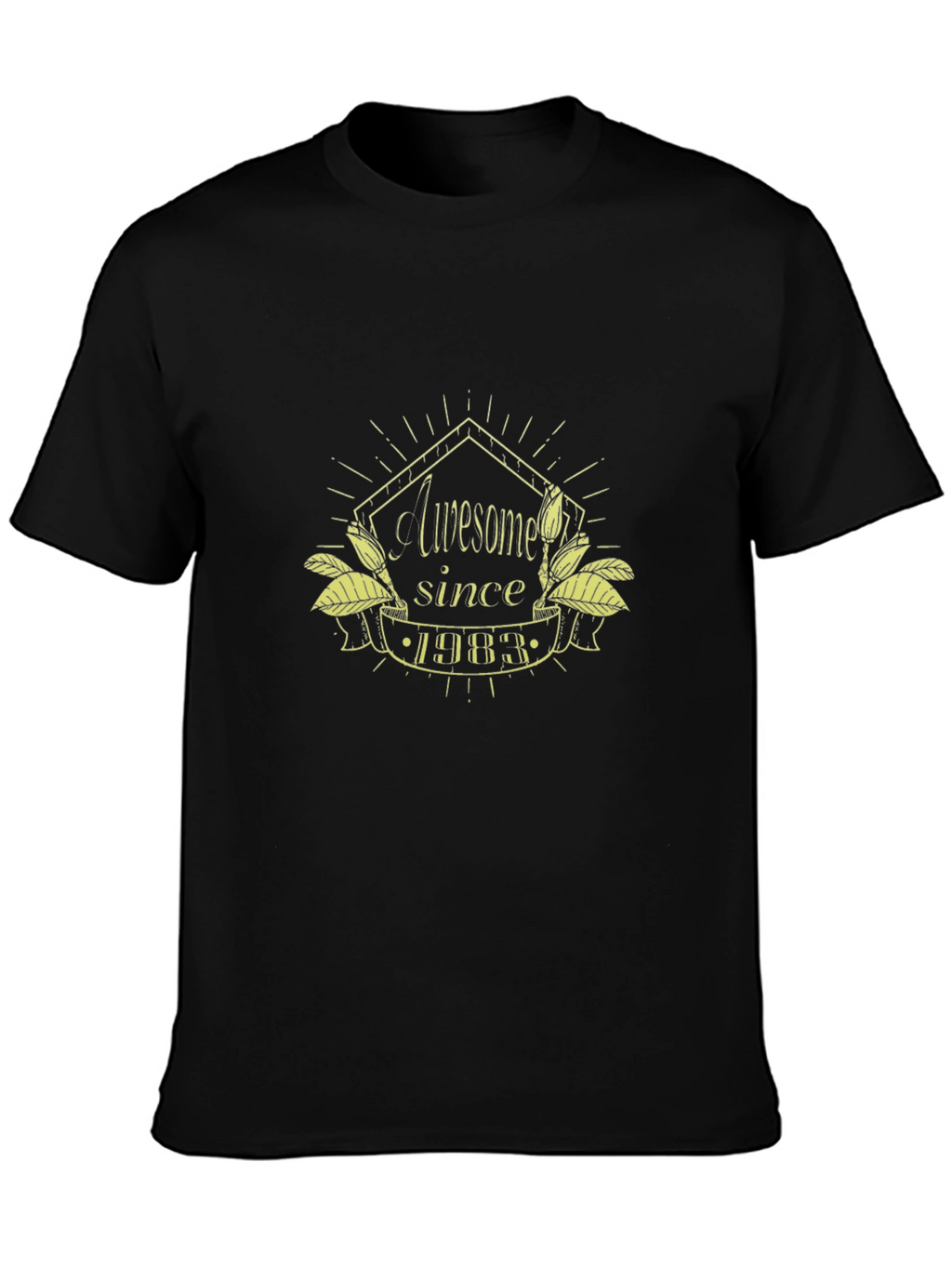Awesome Since 1983 Black T-Shirt