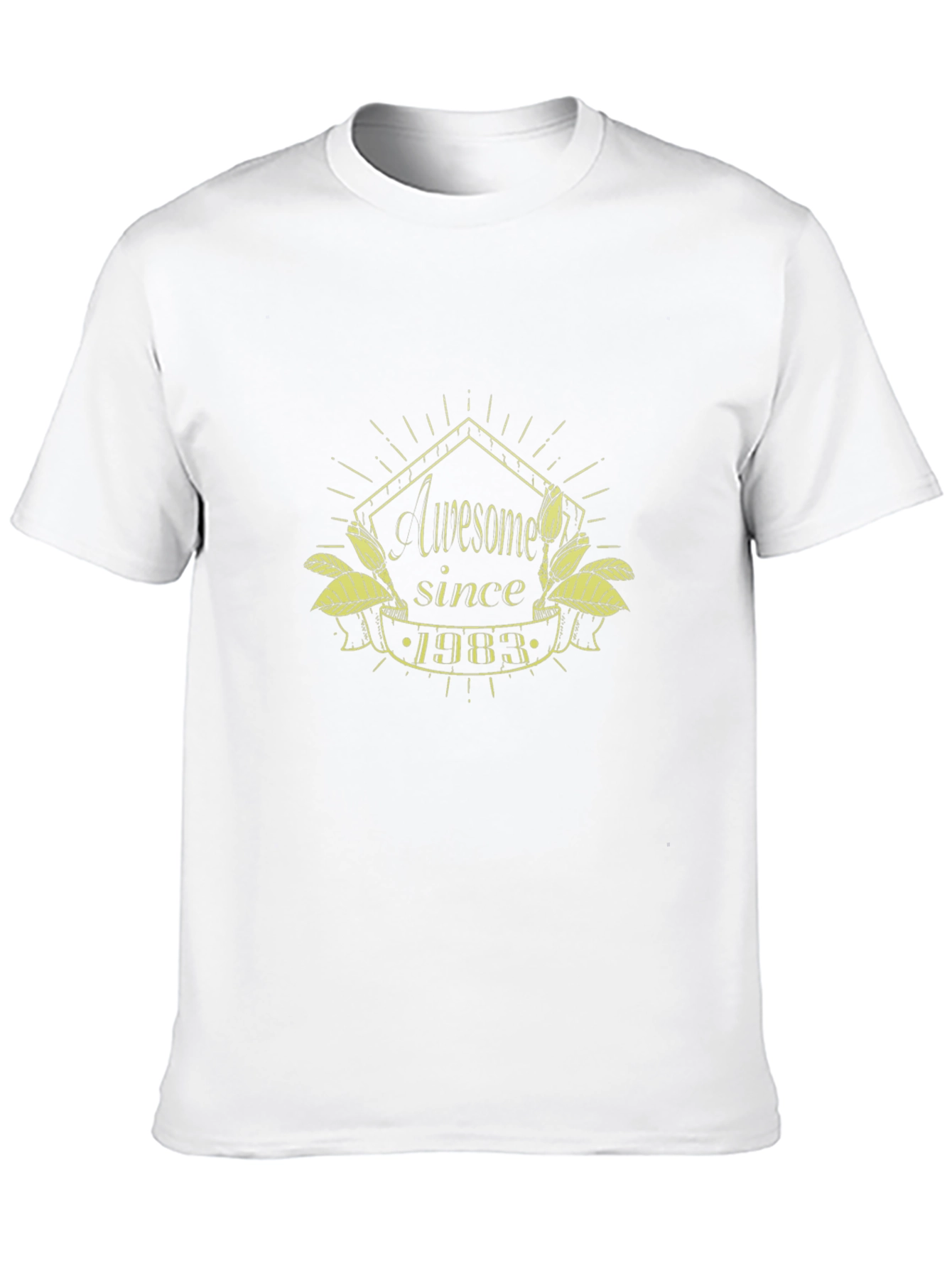 Awesome Since 1983 Black T-Shirt