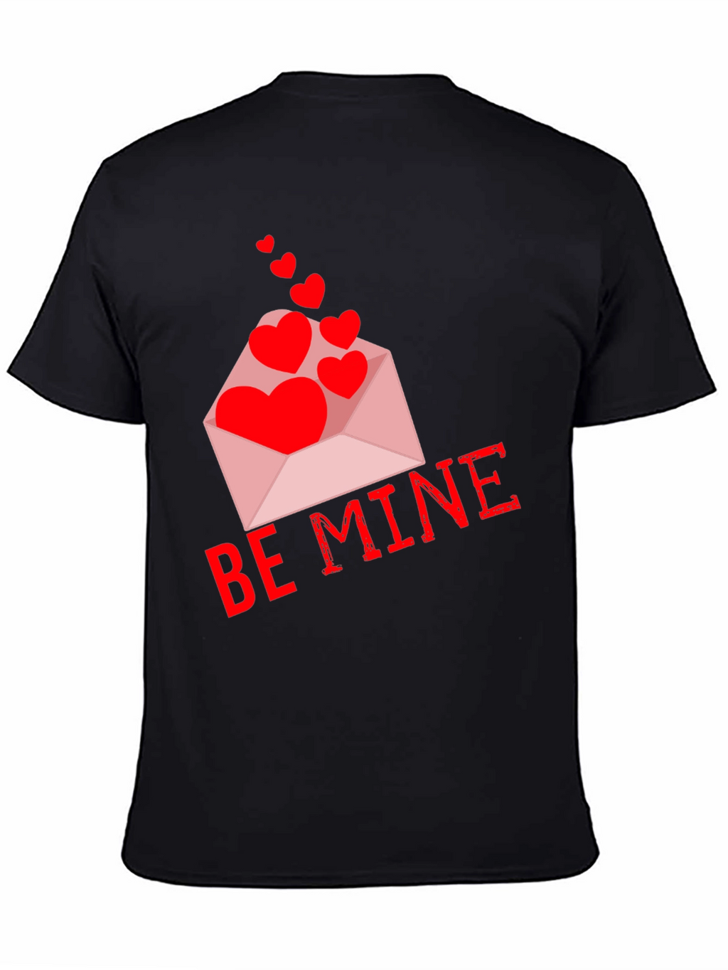 Be Mine Valentines Day Heart Envelope T-Shirt