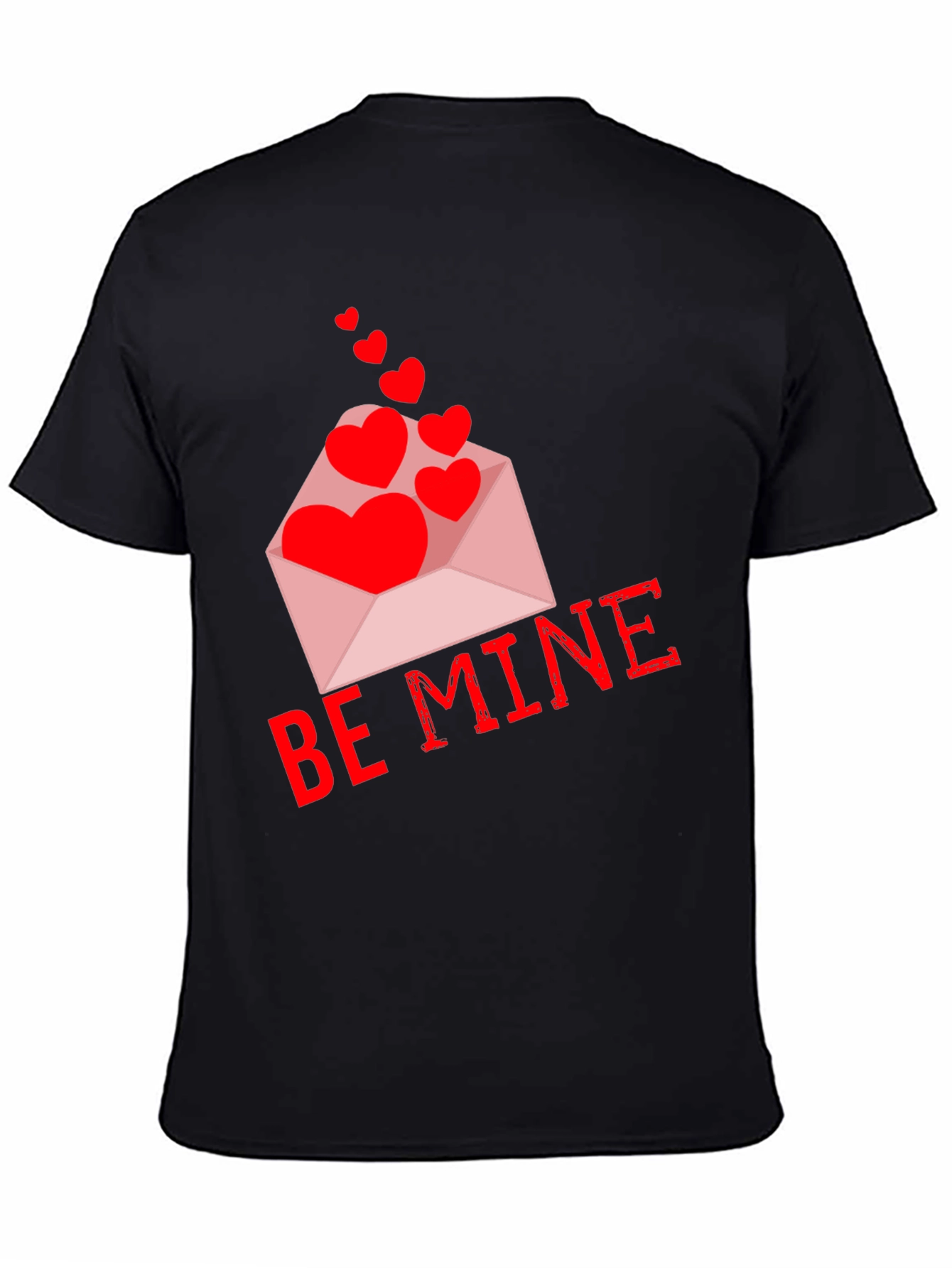 Be Mine Valentines Day Heart Envelope T-Shirt