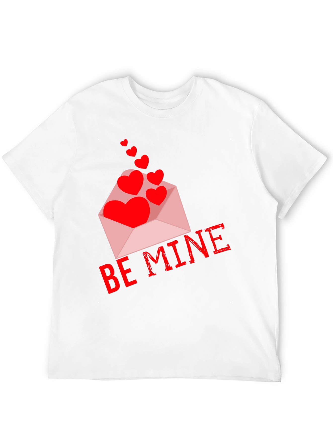 Be Mine Valentines Day Heart Envelope T-Shirt
