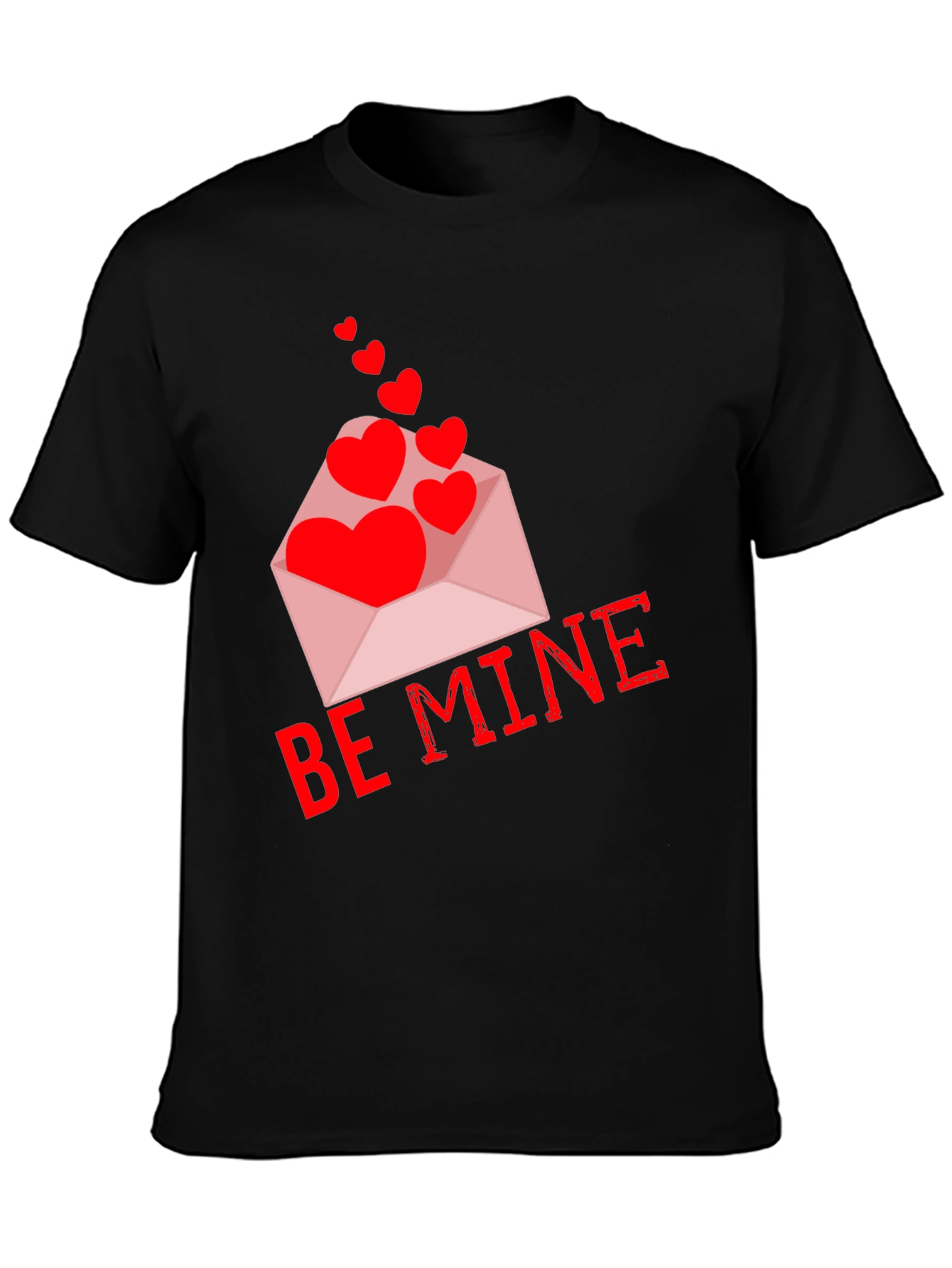 Be Mine Valentines Day Heart Envelope T-Shirt