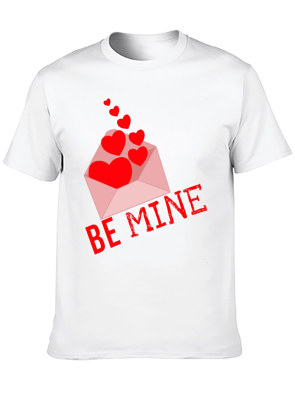 Be Mine Valentines Day Heart Envelope T-Shirt