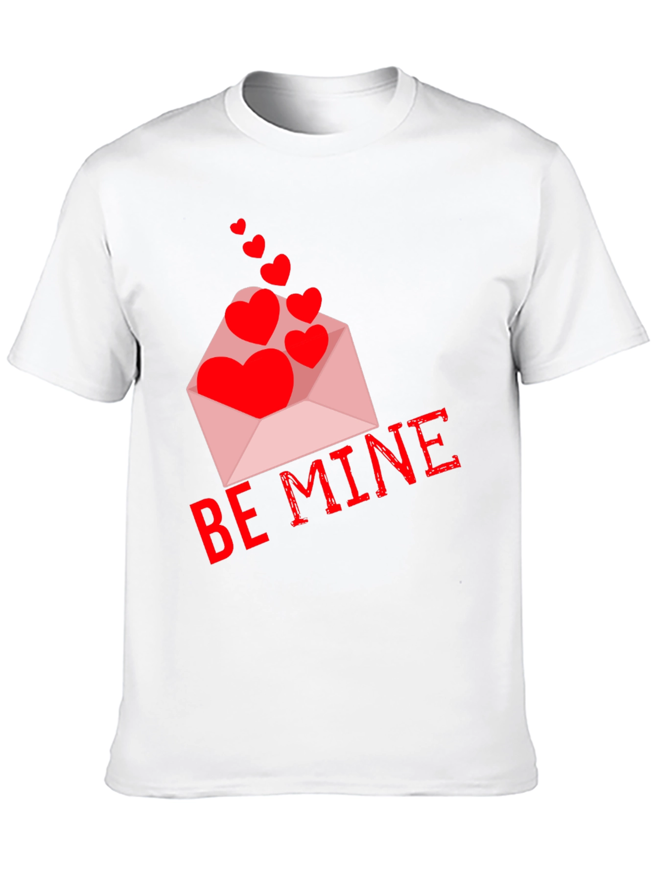 Be Mine Valentines Day Heart Envelope T-Shirt
