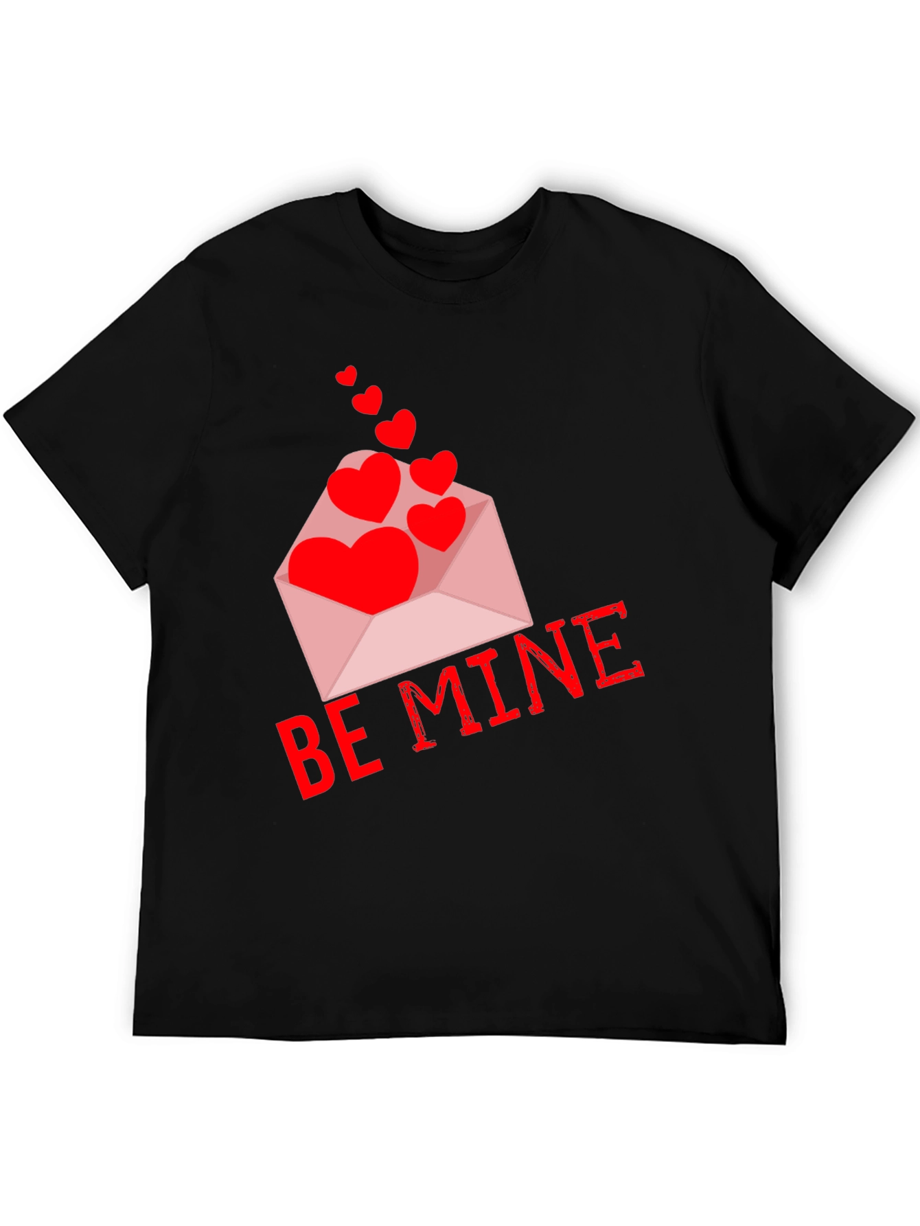 Be Mine Valentines Day Heart Envelope T-Shirt