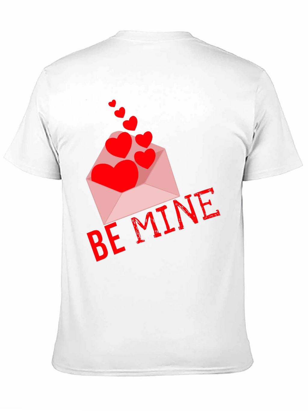 Be Mine Valentines Day Heart Envelope T-Shirt