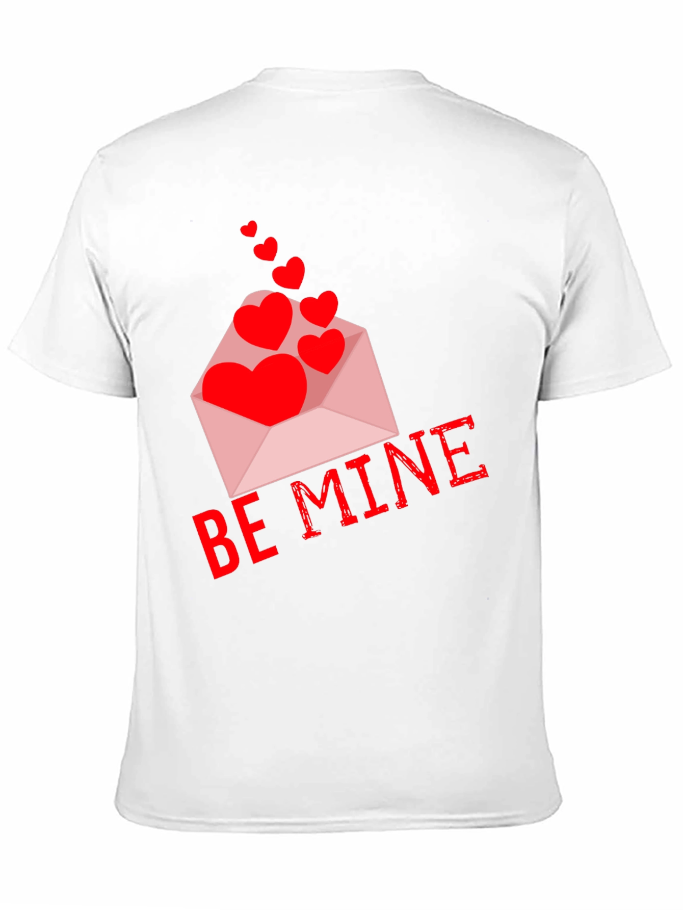Be Mine Valentines Day Heart Envelope T-Shirt