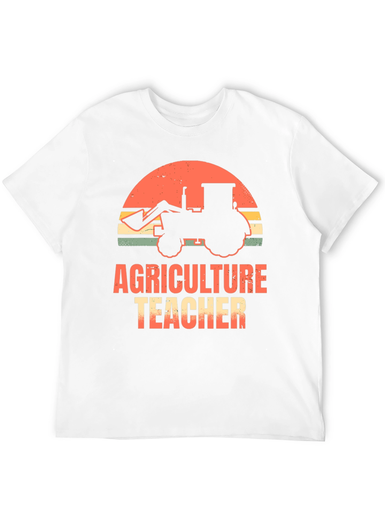 Agriculture Teacher T-Shirt - Tractor Graphic Tee
