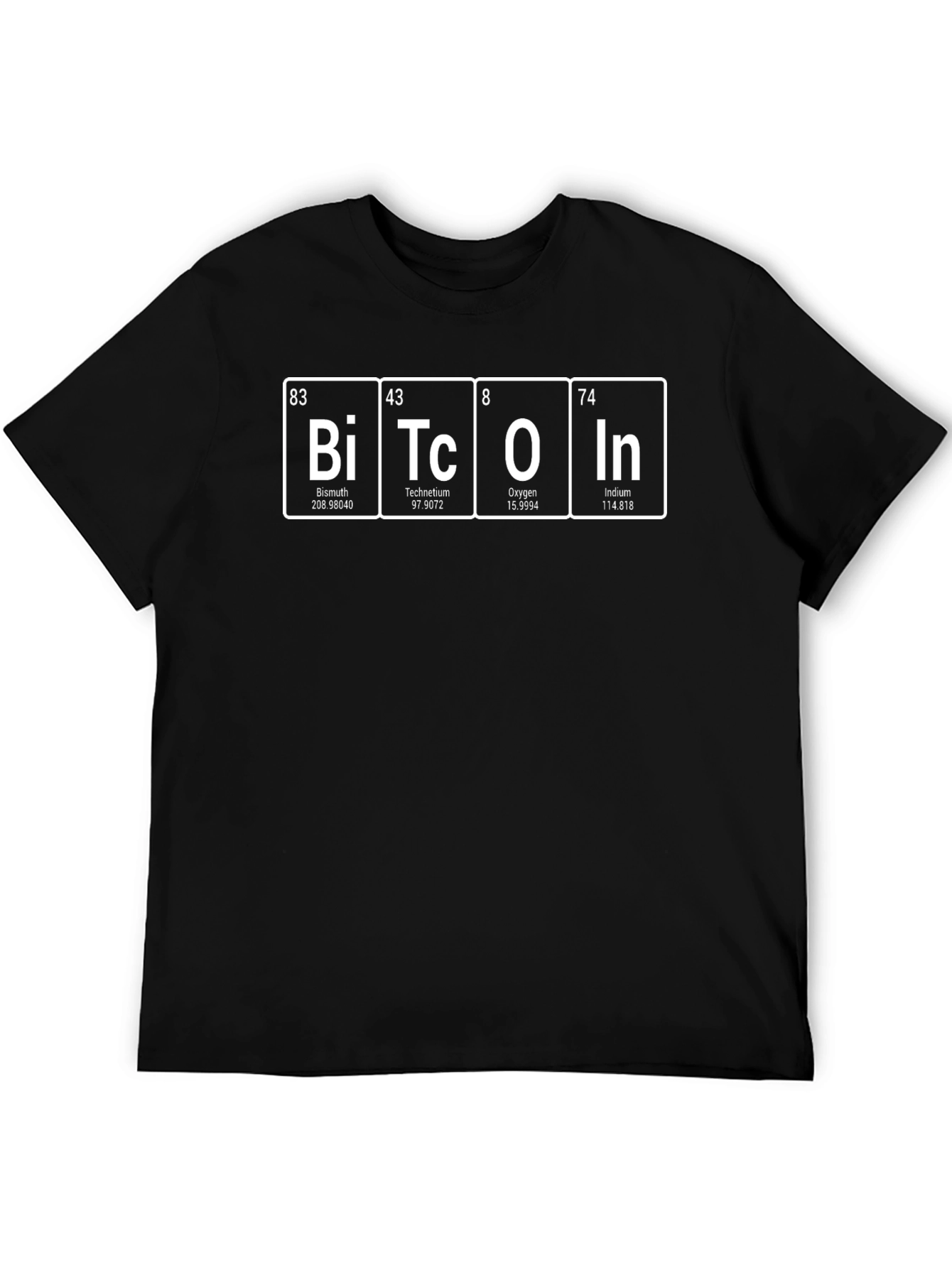 Bitcoin Periodic Table Elements T-Shirt