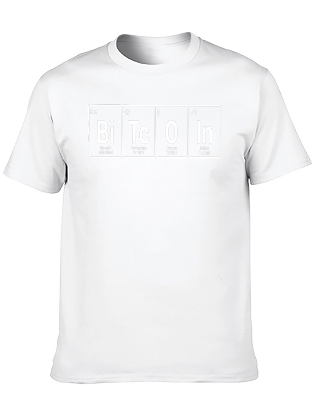 Bitcoin Periodic Table Elements T-Shirt
