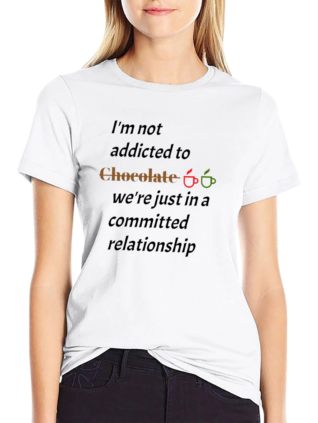Chocolate Lover T-Shirt - Committed Relationship Tee