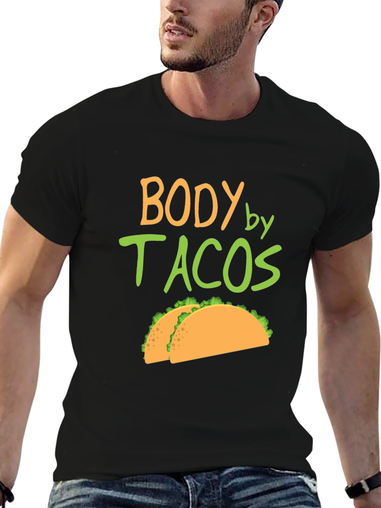 Body by Tacos Graphic Tee - Mens Black T-Shirt
